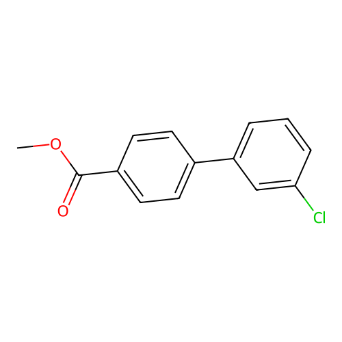 Methyl 3'-chloro[1,1'-biphenyl]-4-carboxylate structure