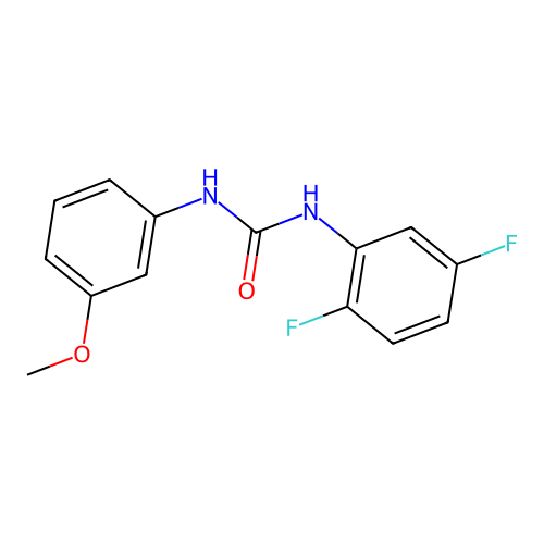 1-(2,5-Difluorophenyl)-3-(3-methoxyphenyl)urea structure