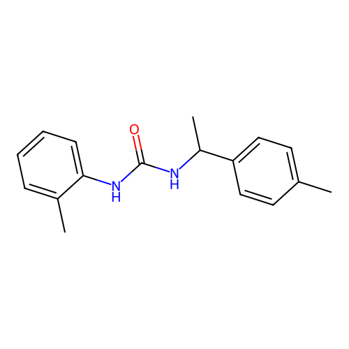 1-(2-Methylphenyl)-3-[1-(4-methylphenyl)ethyl]urea structure