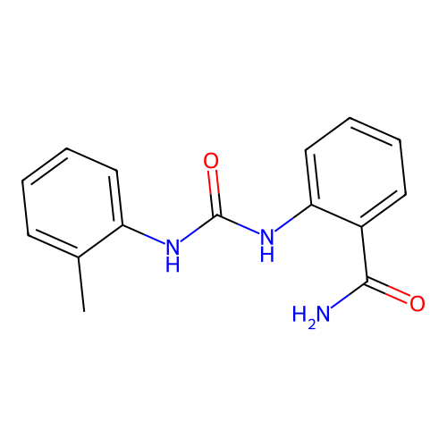 2-[(2-Methylphenyl)carbamoylamino]benzamide structure