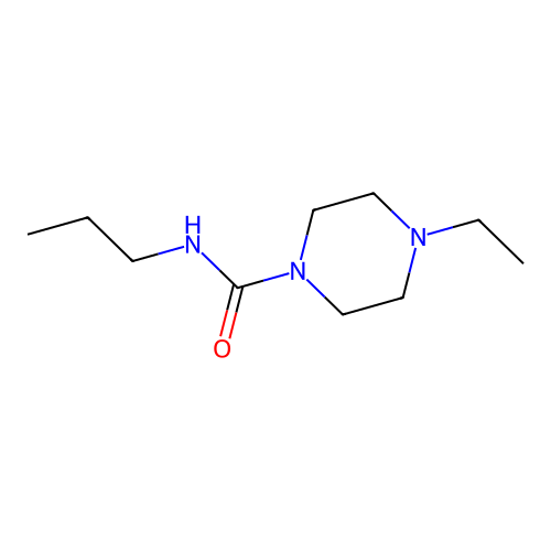 4-ethyl-N-propylpiperazine-1-carboxamide structure