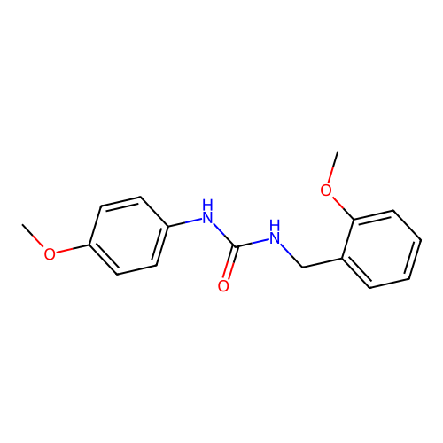 1-(4-Methoxyphenyl)-3-[(2-methoxyphenyl)methyl]urea structure