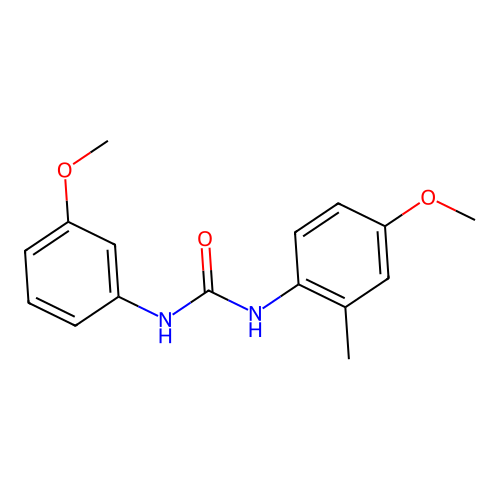 1-(4-Methoxy-2-methylphenyl)-3-(3-methoxyphenyl)urea structure