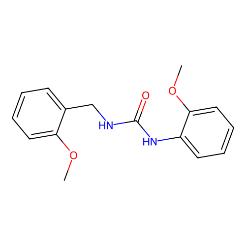 1-(2-Methoxyphenyl)-3-[(2-methoxyphenyl)methyl]urea structure