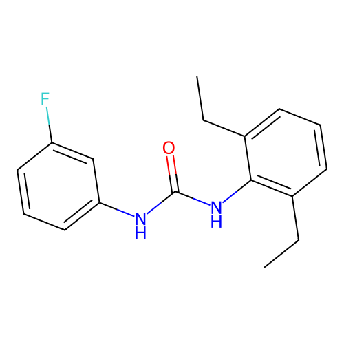 1-(2,6-Diethylphenyl)-3-(3-fluorophenyl)urea structure