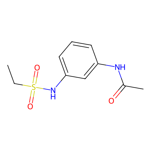N-(3-ethanesulfonamidophenyl)acetamide structure