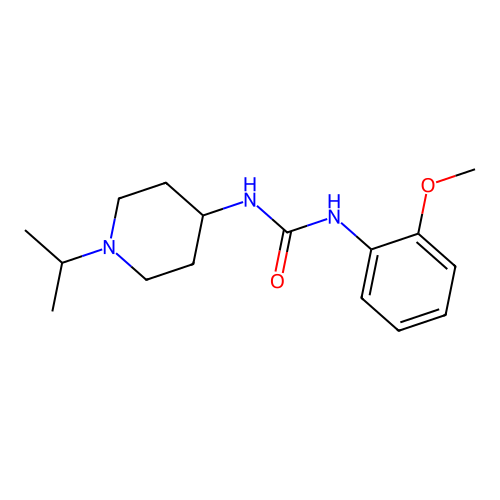 1-(2-Methoxyphenyl)-3-(1-propan-2-ylpiperidin-4-yl)urea structure