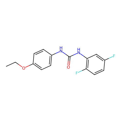 1-(2,5-Difluorophenyl)-3-(4-ethoxyphenyl)urea structure