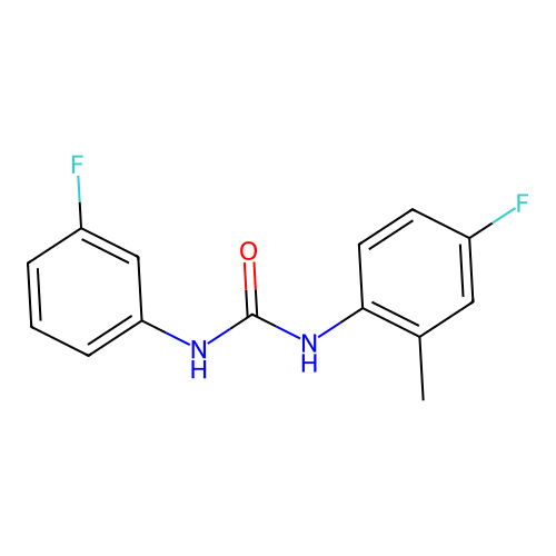 1-(4-Fluoro-2-methylphenyl)-3-(3-fluorophenyl)urea structure