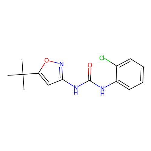 1-(5-(tert-Butyl)isoxazol-3-yl)-3-(2-chlorophenyl)urea structure
