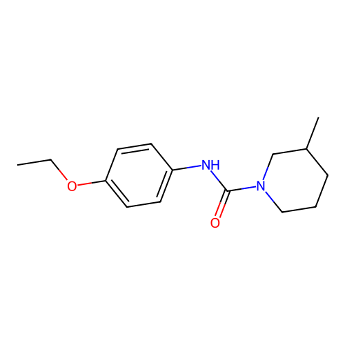 N-(4-ethoxyphenyl)-3-methylpiperidine-1-carboxamide structure