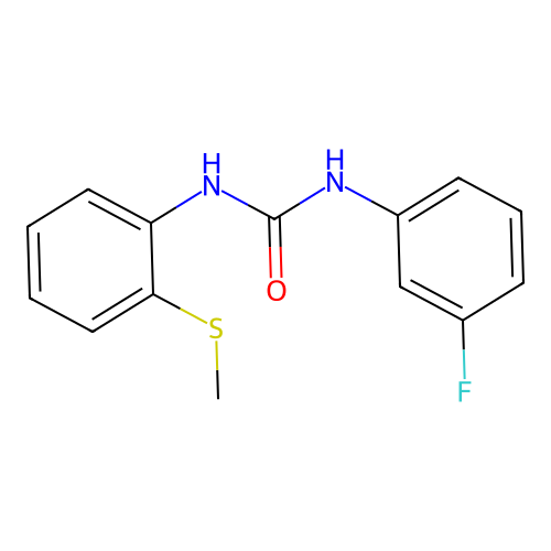 1-(3-Fluorophenyl)-3-(2-methylsulfanylphenyl)urea structure