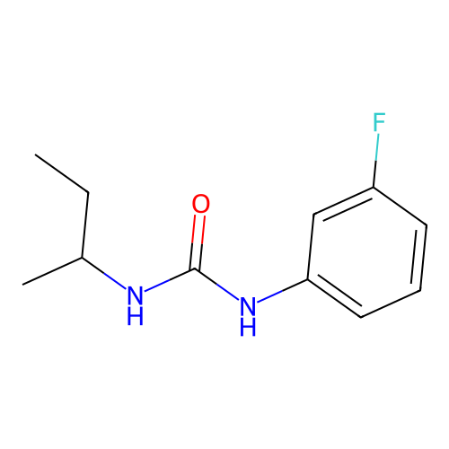 1-Butan-2-yl-3-(3-fluorophenyl)urea structure
