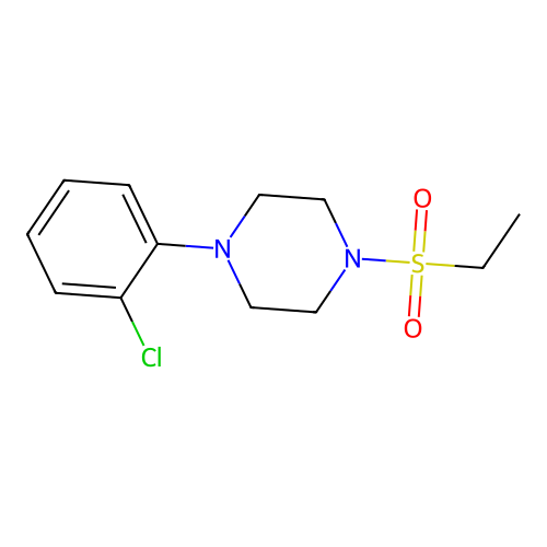 1-(2-Chlorophenyl)-4-(ethylsulfonyl)piperazine structure