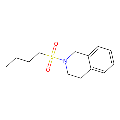 2-butylsulfonyl-3,4-dihydro-1H-isoquinoline structure