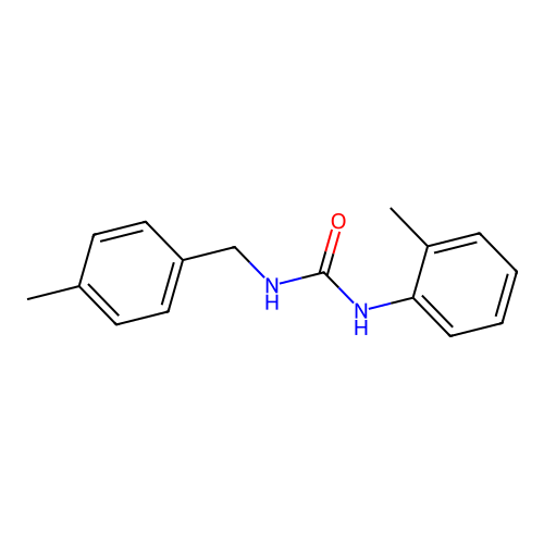 1-(2-Methylphenyl)-3-[(4-methylphenyl)methyl]urea structure