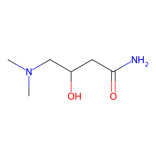 4-(Dimethylamino)-3-hydroxybutanamide structure