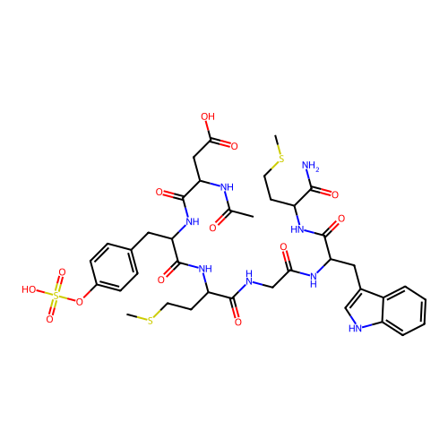 CCK (26-31) (sulfated) structure