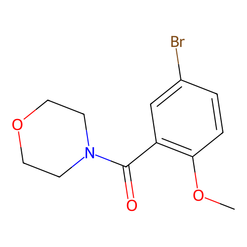 (5-Bromo-2-methoxyphenyl)(morpholino)methanone structure