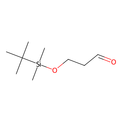 3-((Tert-butyldimethylsilyl)oxy)propanal structure