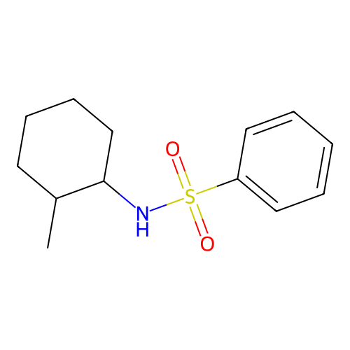 N-(2-methylcyclohexyl)benzenesulfonamide structure