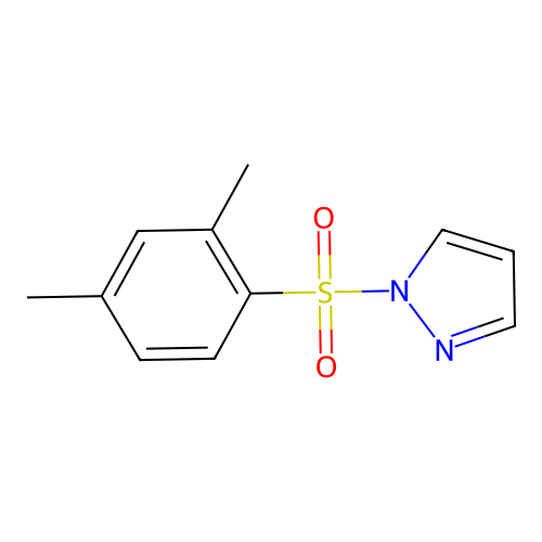 1-(2,4-Dimethylphenyl)sulfonylpyrazole structure