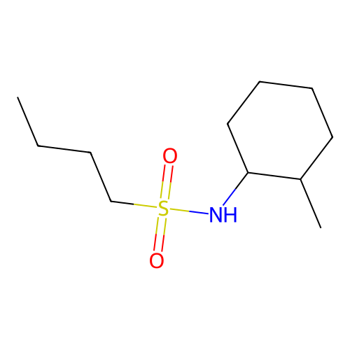 N-(2-methylcyclohexyl)butane-1-sulfonamide structure