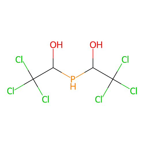 1,1'-Phosphanediylbis(2,2,2-trichloroethan-1-ol) structure