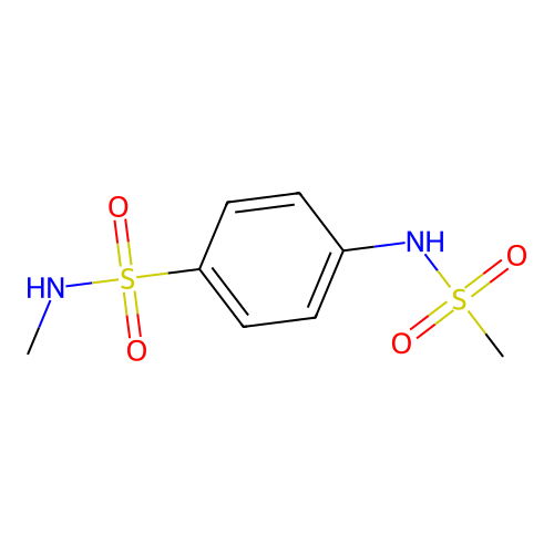 4-(methanesulfonamido)-N-methylbenzenesulfonamide structure