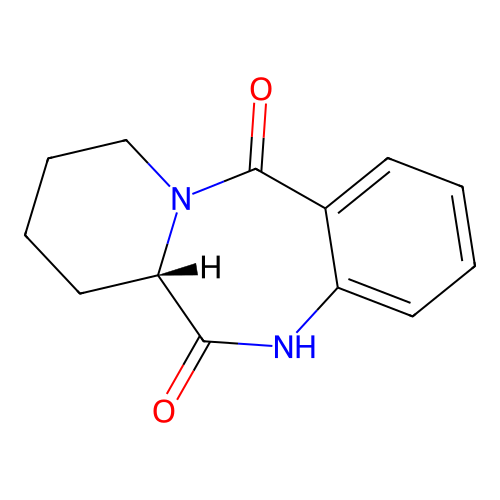 (S)-7,8,9,10-tetrahydrobenzo[e]pyrido[1,2-a][1,4]diazepine-6,12(5H,6aH)-dione structure