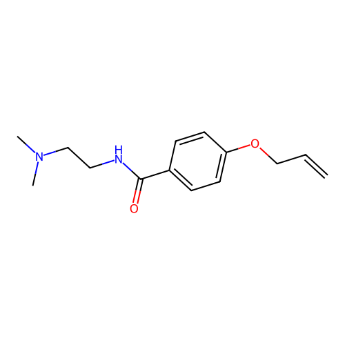 N-[2-(dimethylamino)ethyl]-4-(prop-2-en-1-yloxy)benzamide structure
