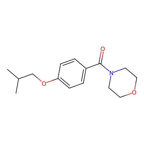 [4-(2-Methylpropoxy)phenyl](morpholin-4-yl)methanone structure