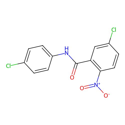 Benzamide, 5-chloro-N-(4-chlorophenyl)-2-nitro- structure