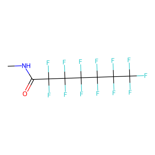 N-Methylperfluoroheptanamide structure