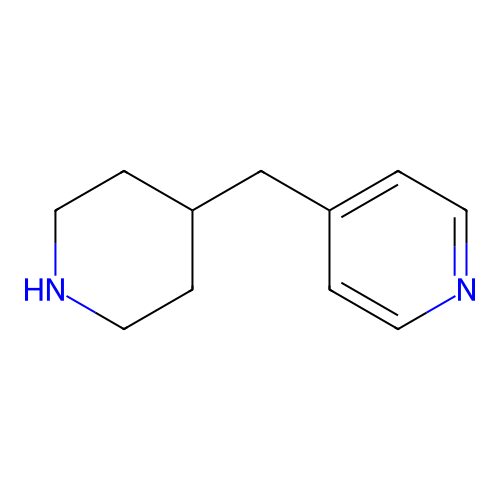 4-(Piperidin-4-ylmethyl)pyridine structure