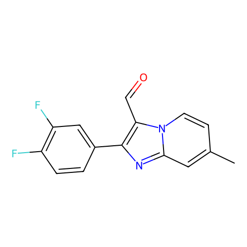2-(3,4-Difluorophenyl)-7-methylimidazo[1,2-a]pyridine-3-carbaldehyde structure
