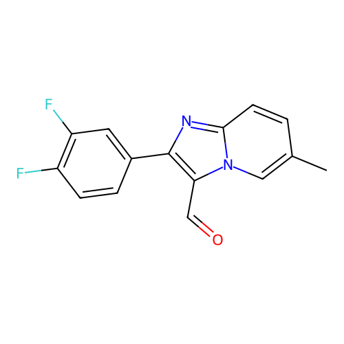 2-(3,4-Difluorophenyl)-6-methylimidazo[1,2-a]pyridine-3-carbaldehyde structure