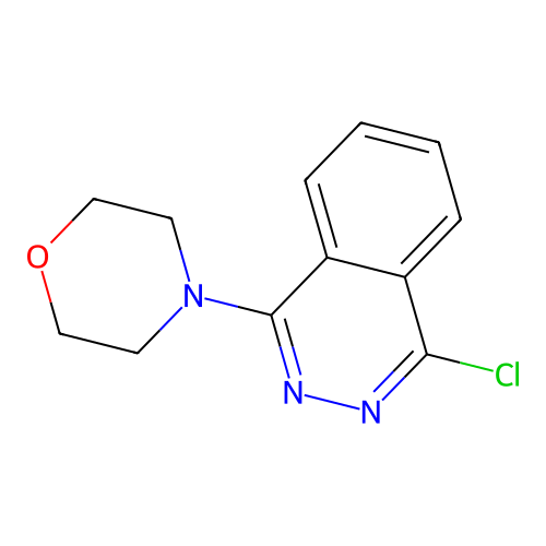 Phthalazine, 1-chloro-4-(4-morpholinyl)- structure