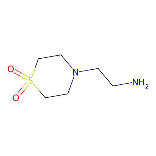 4-(2-Aminoethyl)-1lambda~6~,4-thiazinane-1,1-dione structure