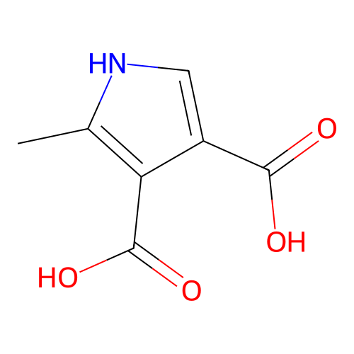 2-methyl-1H-pyrrole-3,4-dicarboxylic Acid structure