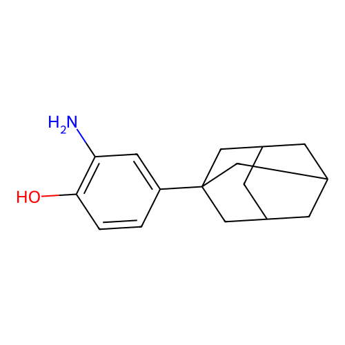 2-Amino-4-tricyclo[3.3.1.13,7]dec-1-ylphenol structure