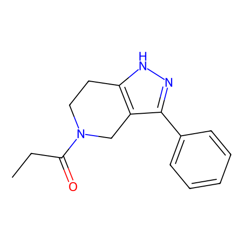 1-(3-Phenyl-1,4,6,7-tetrahydropyrazolo[4,3-c]pyridin-5-yl)propan-1-one structure