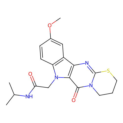 C19H22N4O3S structure