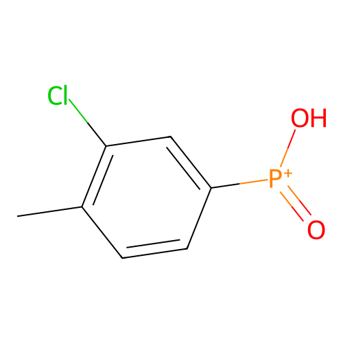 (3-Chloro-4-methylphenyl)(hydroxy)oxophosphanium structure