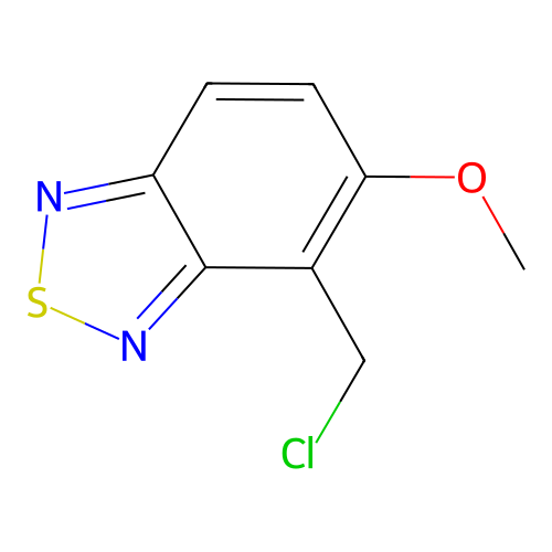 4-(Chloromethyl)-5-methoxy-2,1,3-benzothiadiazole structure