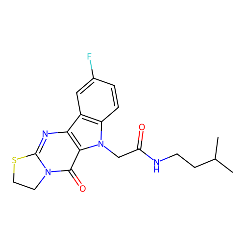 C19H21FN4O2S structure