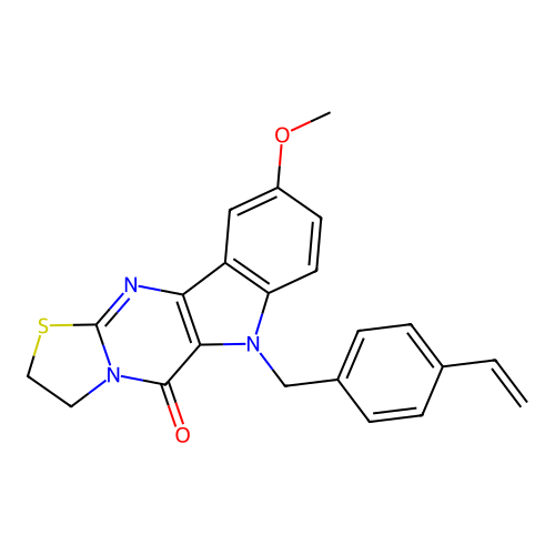 C22H19N3O2S structure