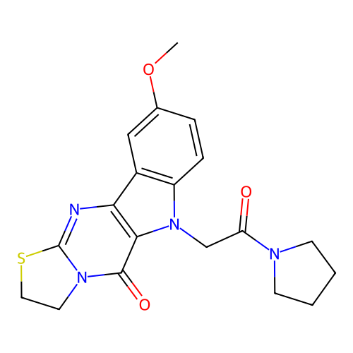 C19H20N4O3S structure