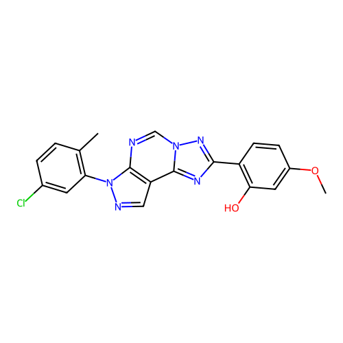 C20H15ClN6O2 structure