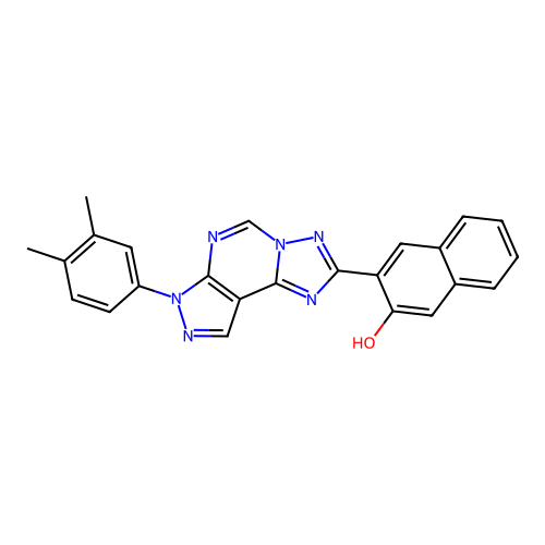 C24H18N6O structure